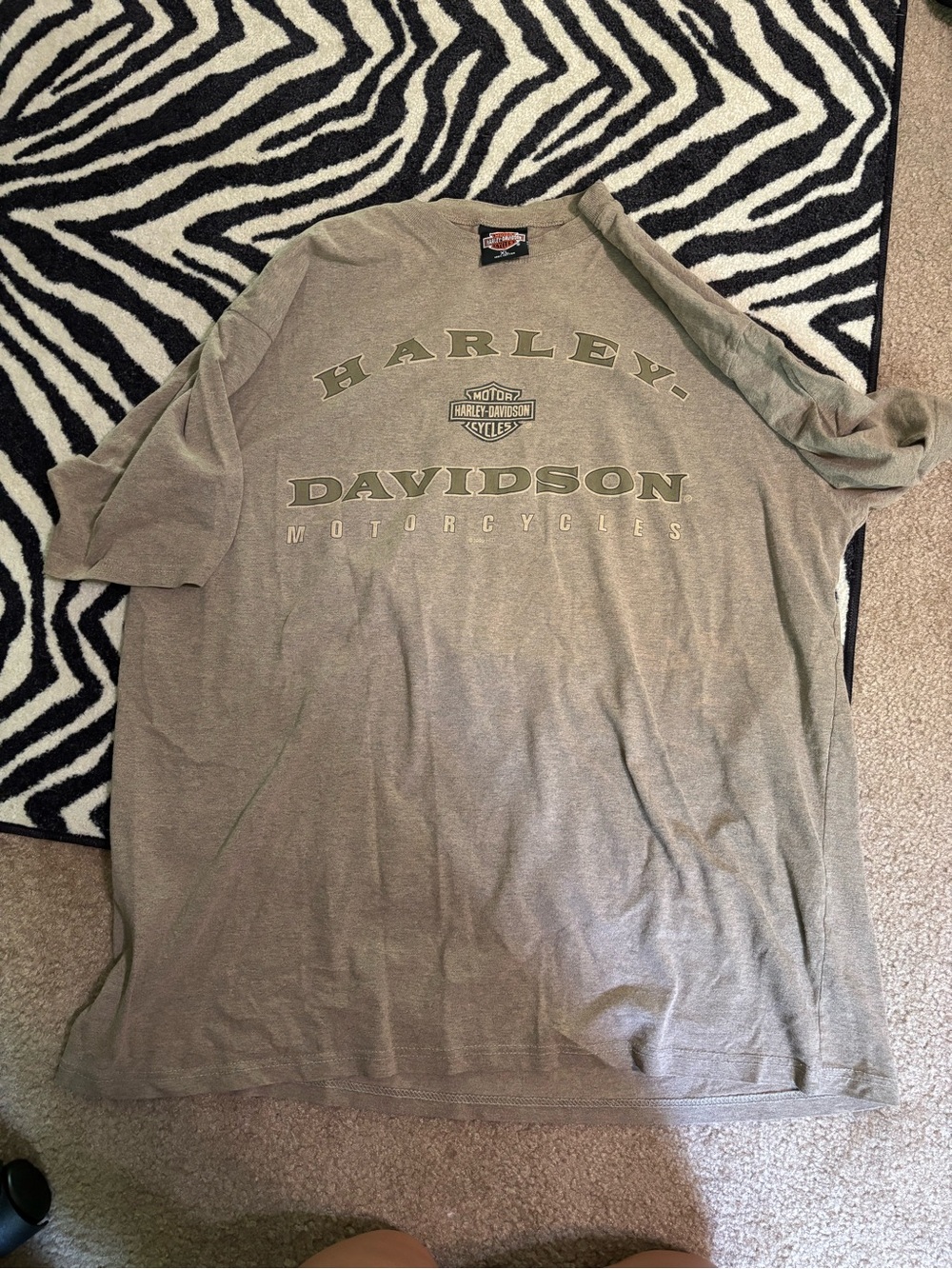Y2K Harley Davidson Quantico VA Shirt XL, RK Stratman Made USA Bar & Shield